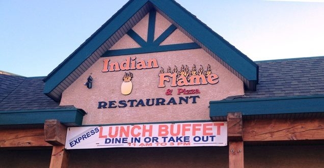 Indian flame and pizza