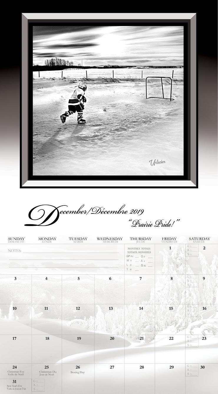 Hockey Spirit Fundraising Calendar for Fundraising Clubs
